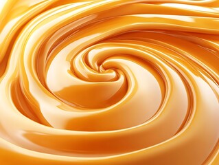 Caramel candy swirl