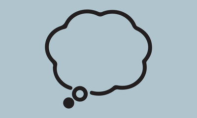 line art thought bubble thinking cloud black vector 'black and white, contemplation, cut out, design element, illustration, line art, symbol, vector, black color, thought bubble, cloud - sky, bubble, 