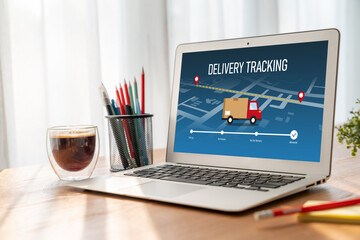 Delivery tracking system for e-commerce and modish online business to timely goods transportation...
