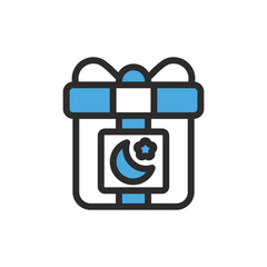 Moon  icon vector stock illustration