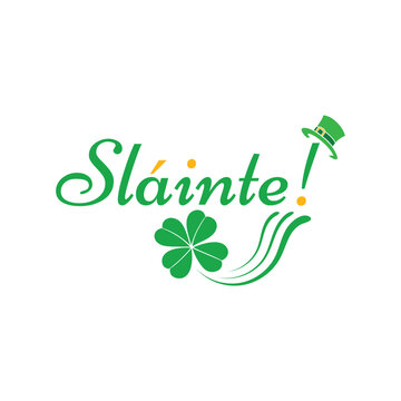 Slainte patrik's day, t-shirt design