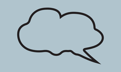 line art thought bubble thinking cloud black vector 'black and white, contemplation, cut out, design element, illustration, line art, symbol, vector, black color, thought bubble, cloud - sky, bubble, 