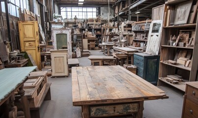 Antique Warehouse: A Treasure Trove of Vintage Wood
