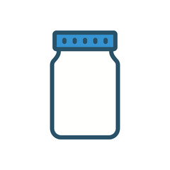 Jar  icon vector stock illustration