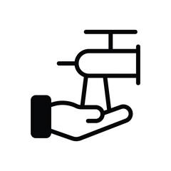 Wadhu icon vector stock illustration