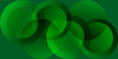 Abstract green geometric background with gradient color. Eps10 vector.