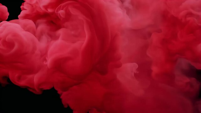 vibrant 4K video of colorful red smoke or haze drifting dramatically across the screen perfect for festivals and celebrations