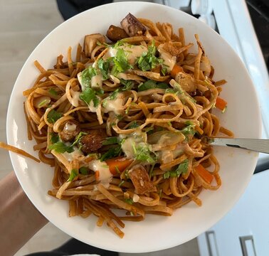 noodles with vegetable