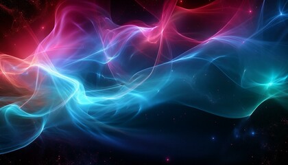 오로라보다 화려한 색상의 플라즈마 구름이 우주를 채운 장면