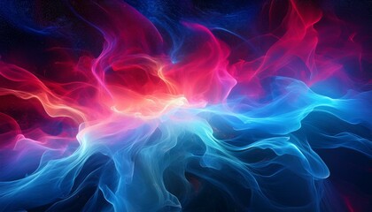 오로라보다 화려한 색상의 플라즈마 구름이 우주를 채운 장면