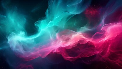 Obraz premium 오로라보다 화려한 색상의 플라즈마 구름이 우주를 채운 장면