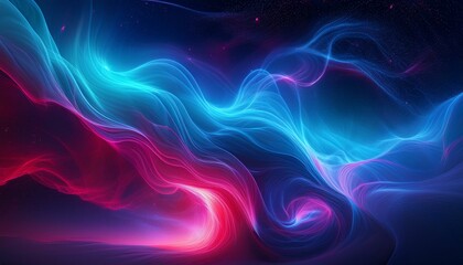 Obraz premium 오로라보다 화려한 색상의 플라즈마 구름이 우주를 채운 장면