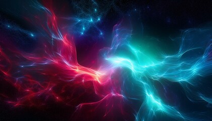 오로라보다 화려한 색상의 플라즈마 구름이 우주를 채운 장면