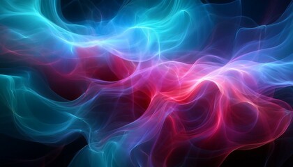 Obraz premium 오로라보다 화려한 색상의 플라즈마 구름이 우주를 채운 장면