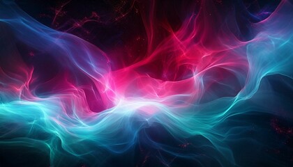 Fototapeta premium 오로라보다 화려한 색상의 플라즈마 구름이 우주를 채운 장면