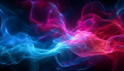 Fototapeta premium 오로라보다 화려한 색상의 플라즈마 구름이 우주를 채운 장면