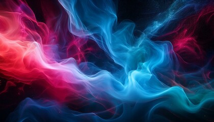 Fototapeta premium 오로라보다 화려한 색상의 플라즈마 구름이 우주를 채운 장면