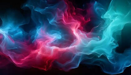 Obraz premium 오로라보다 화려한 색상의 플라즈마 구름이 우주를 채운 장면