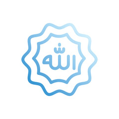 Islam  icon vector stock illustration