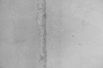 Concrete wall with visible texture and crack in a neutral setting