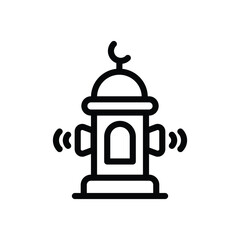 Speaker  icon vector stock illustration