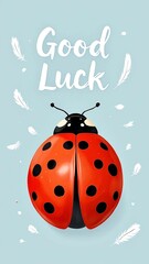 Fototapeta premium Ladybug on a leaf