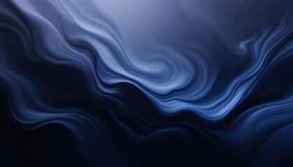 Obraz premium Abstract blue wave pattern with smooth flowing lines and gradients