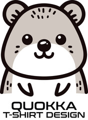 Obraz premium Quokka Vector T Shirt Design