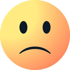sad emoticon, sadness emoji face with a frown  | disappointment, unhappiness, frustration, emoticons