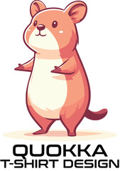 Quokka Vector T Shirt Design