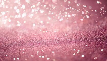 Vibrant Light Pink Glitter Background With Sparkling Textures And Radiant Hues, Ideal for Graphics, Web Design or Social Media Content
