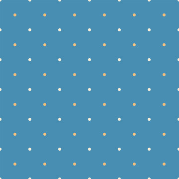 Tiny polka dot vector pattern. Abstract seamless illustration created with small circles.