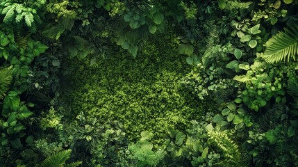 A panoramic view of an ivy-covered green wall offers a natural, vibrant texture, perfect for design or decoration projects