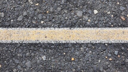 The coarse surface of grey asphalt showcases fine gravel details, offering a versatile texture for creative projects
