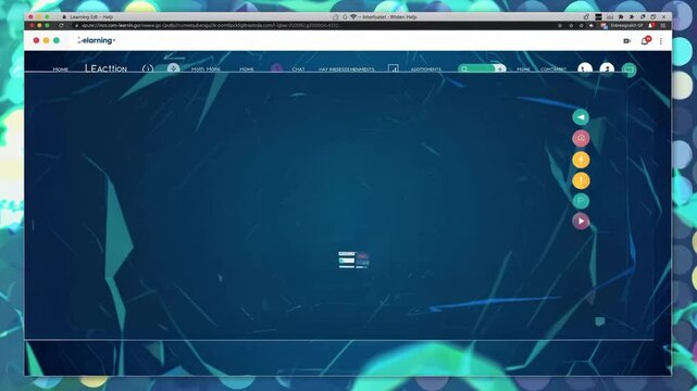 E-Learning Platform Interface: Modern, Interactive Online Education