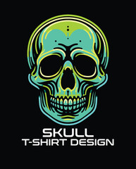 Skull Vector T Shirt Design