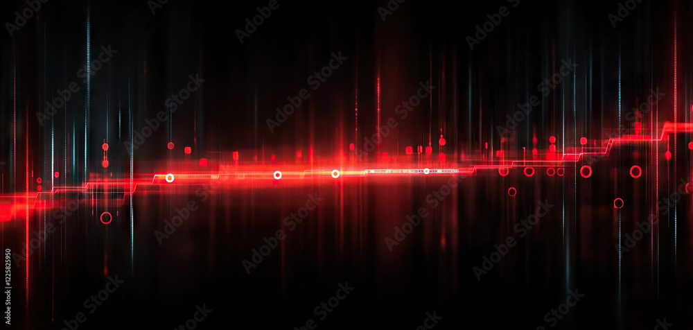 Poster digital background perfect for tech processes, neural networks, artificial intelligence, data transf