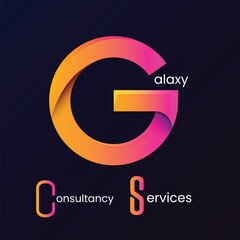 Gradient Galaxy logo template