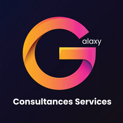 Gradient Galaxy logo template
