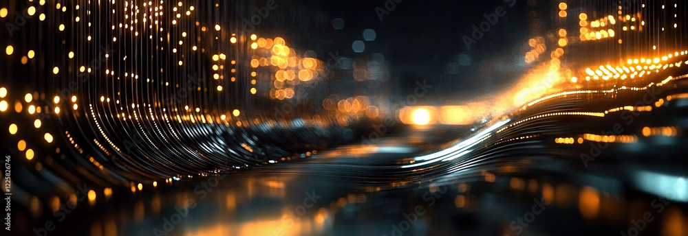 Poster digital background perfect for tech processes, neural networks, artificial intelligence, data transf