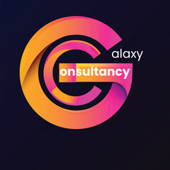 Gradient Galaxy logo template