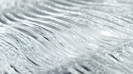 Macro view of frosted plastic's ridged surface, showcasing intricate textures and tactile quality, ideal for backgrounds, design elements, or product design inspiration. Frosted Ridge. Illustration