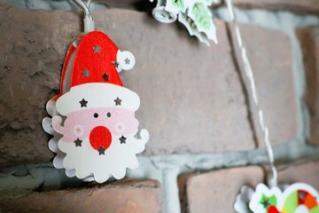 Festive Santa Claus Decoration Brimming with Holiday Cheer to Spread Joy and Happiness
