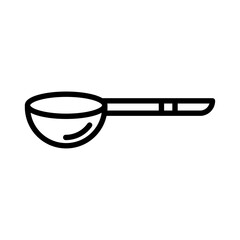 Scoop icon outline set sign