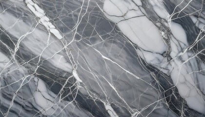 Matte Grey Marble Texture Highlighting Delicate White Veins, Showcasing Elegant Artistic Mineral Formation with a Muted, Industrial Aesthetic.