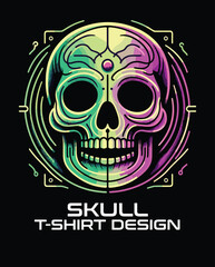 Skull Vector T Shirt Design