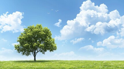 Obraz premium Failure recovery strategies for growth mindset amidst open skies, flourishing greenery, and vibrant landscapes.