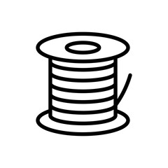 Wire icon outline set sign