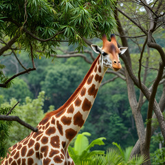 giraffe in the wild