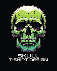 Skull Vector T Shirt Design